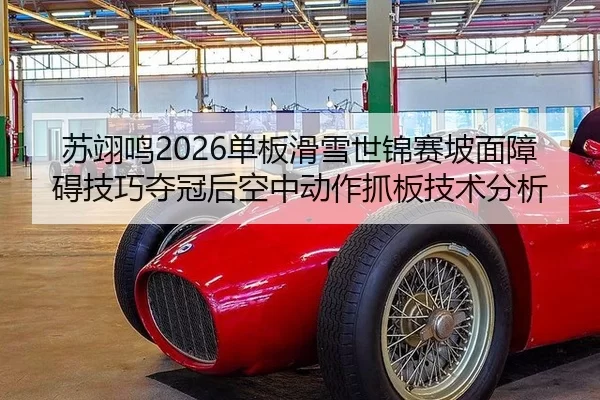 苏翊鸣2026单板滑雪世锦赛坡面障碍技巧夺冠后空中动作抓板技术分析